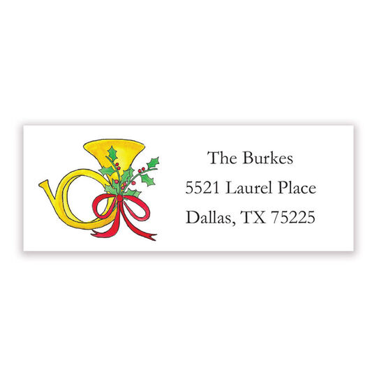 French Horn Return Address Labels